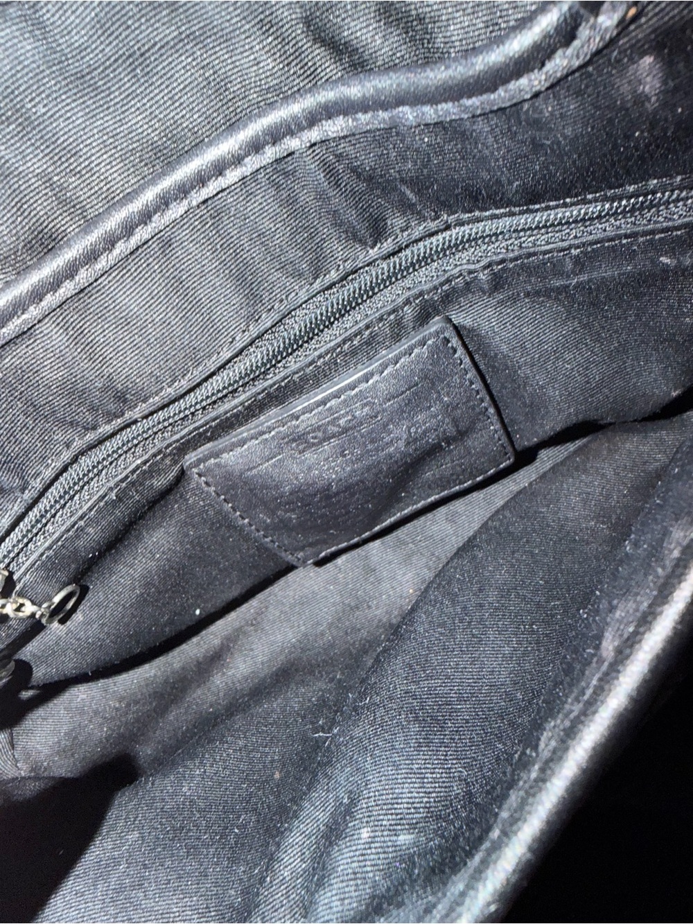 COACH Black Jacquard Canvas SoHo Flap Shoulder Bag (REAL VINTAGE Y2K) - Picture 4 of 9
